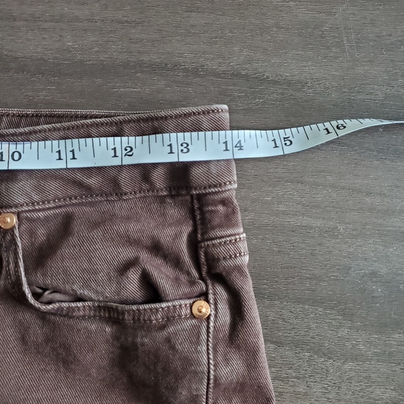 Paige Brown Hoxton Slim Jeans Pant Size 25 - Picture 10 of 14